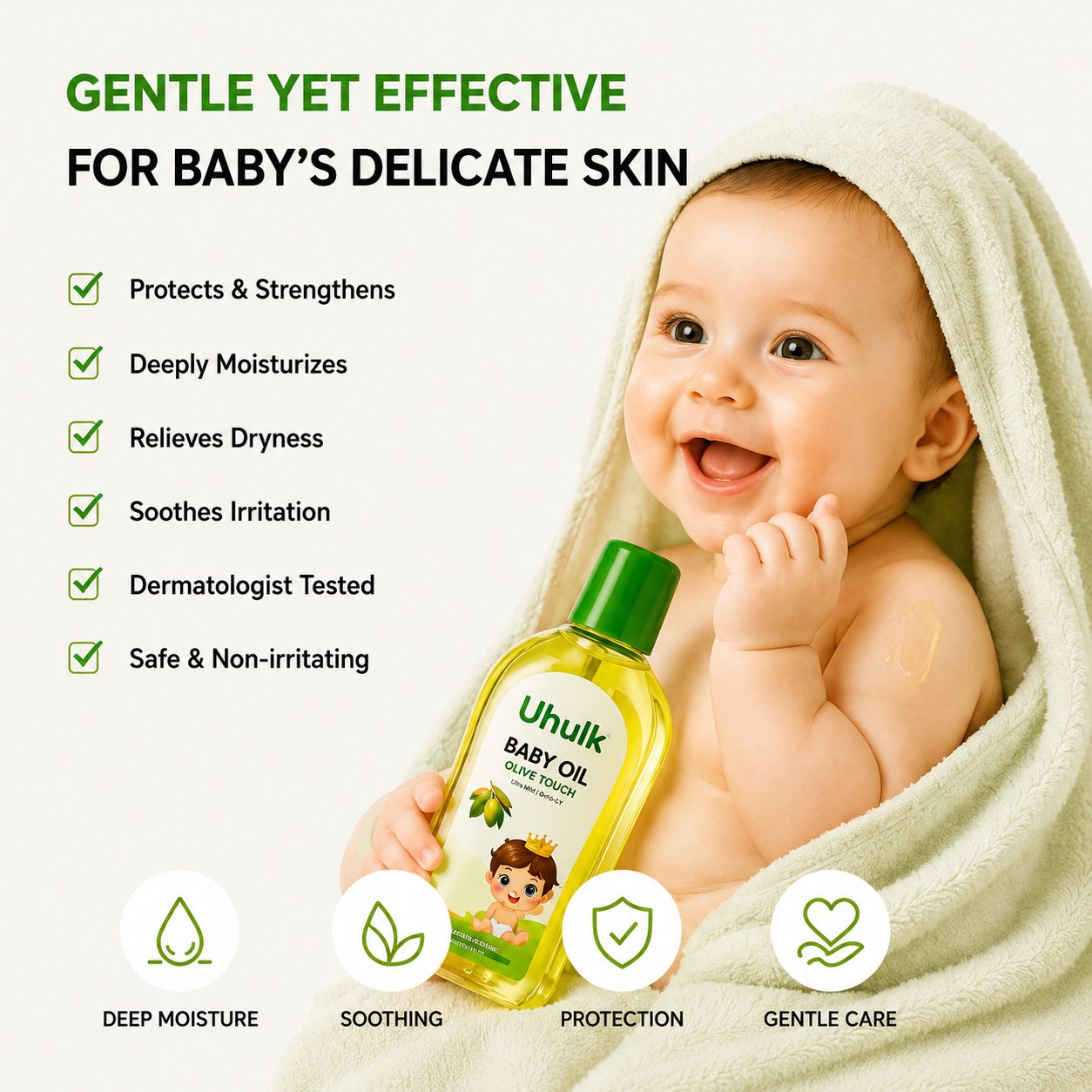 Uhulk Olive Touch Baby Oil