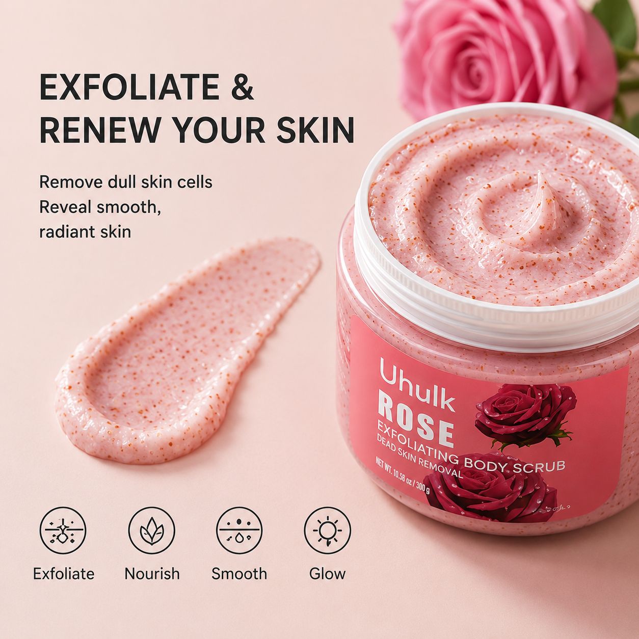 Uhulk Coconut Exfoliating Body Scrub
