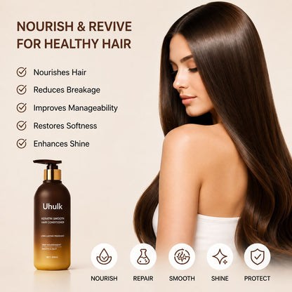 Uhulk Keratin Smooth Hair Conditioner