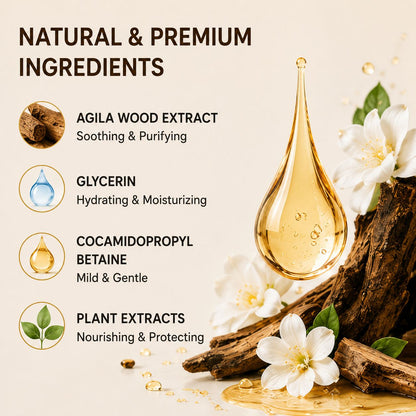Uhulk Agarwood Nourishing Liquid Soap