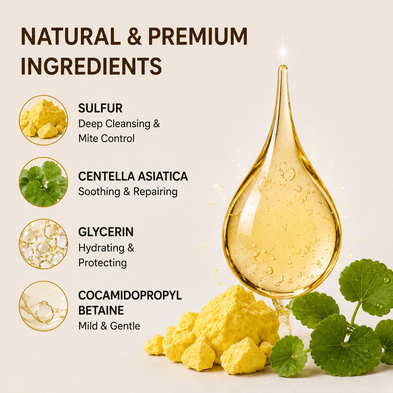 Uhulk Sulfur Purifying Liquid Soap