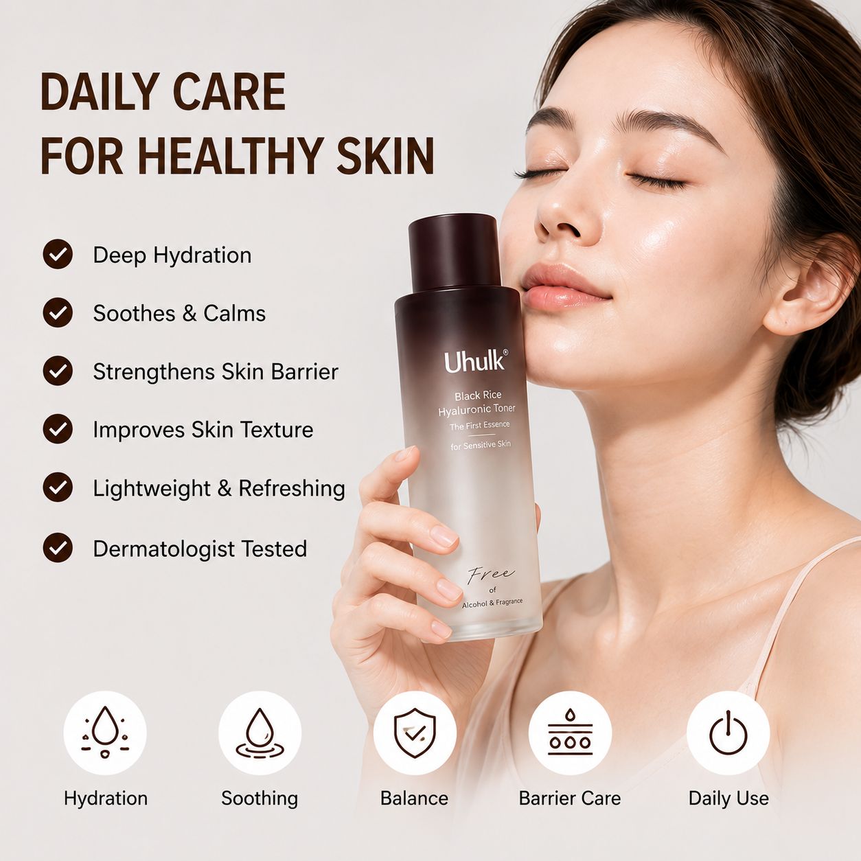 Uhulk Black Rice Barrier Toner