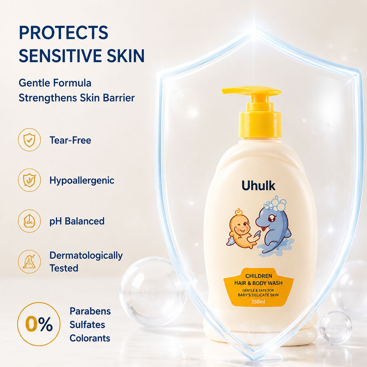 Uhulk Sensitive Baby Wash