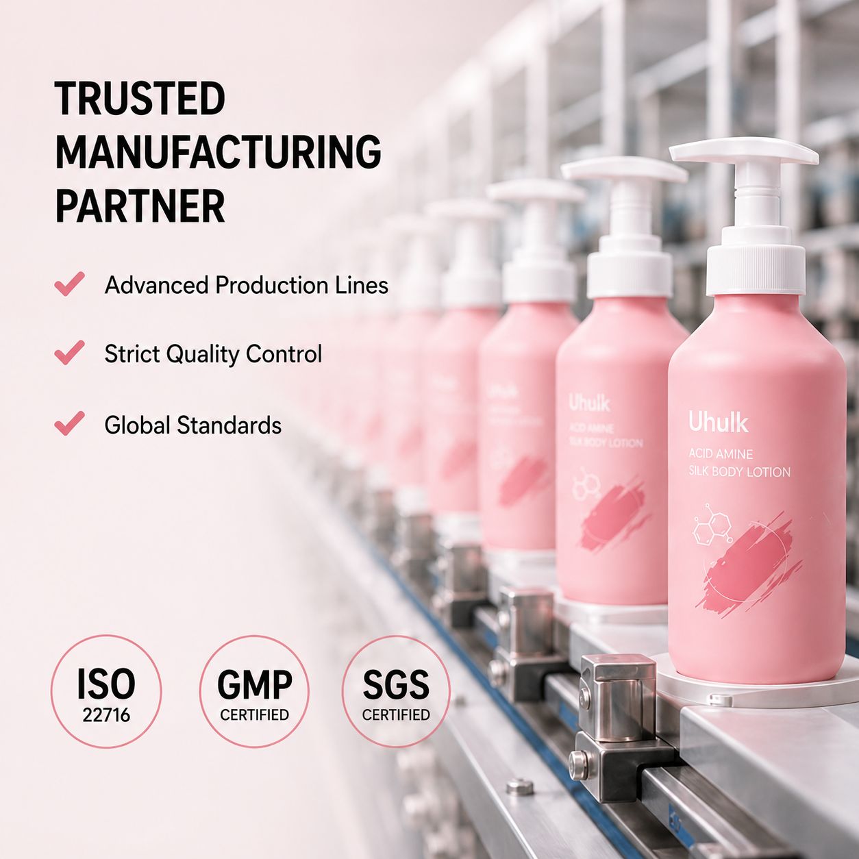 Uhulk Acid Amine Silky Body Lotion