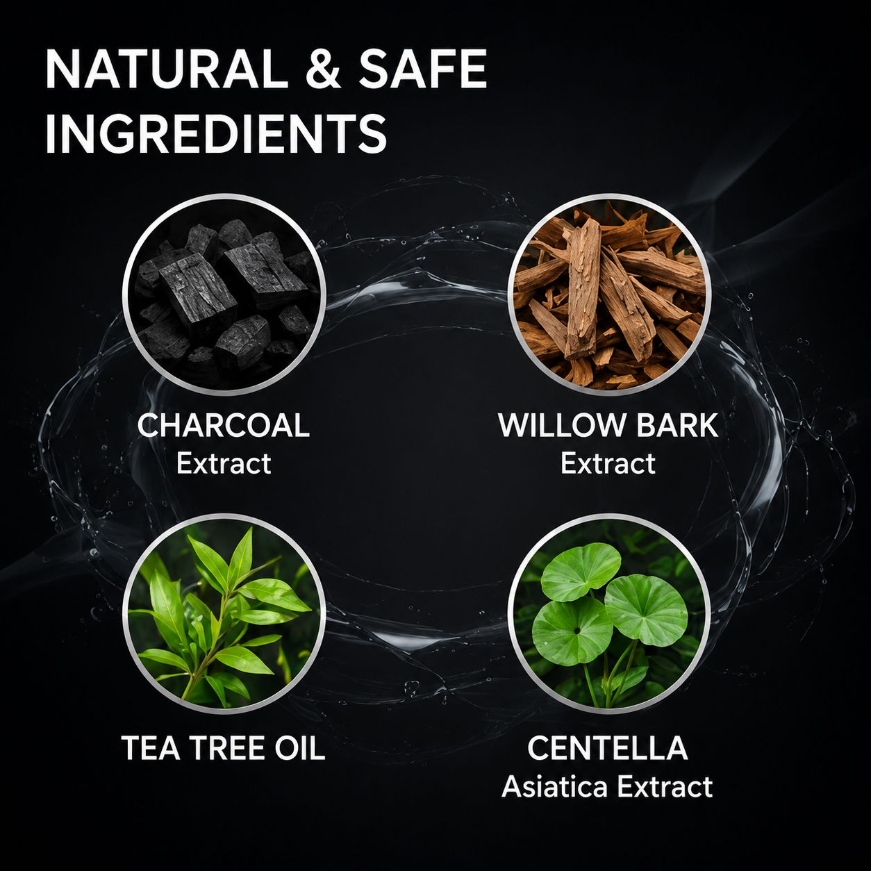 Uhulk Men Charcoal Purifying Face Wash