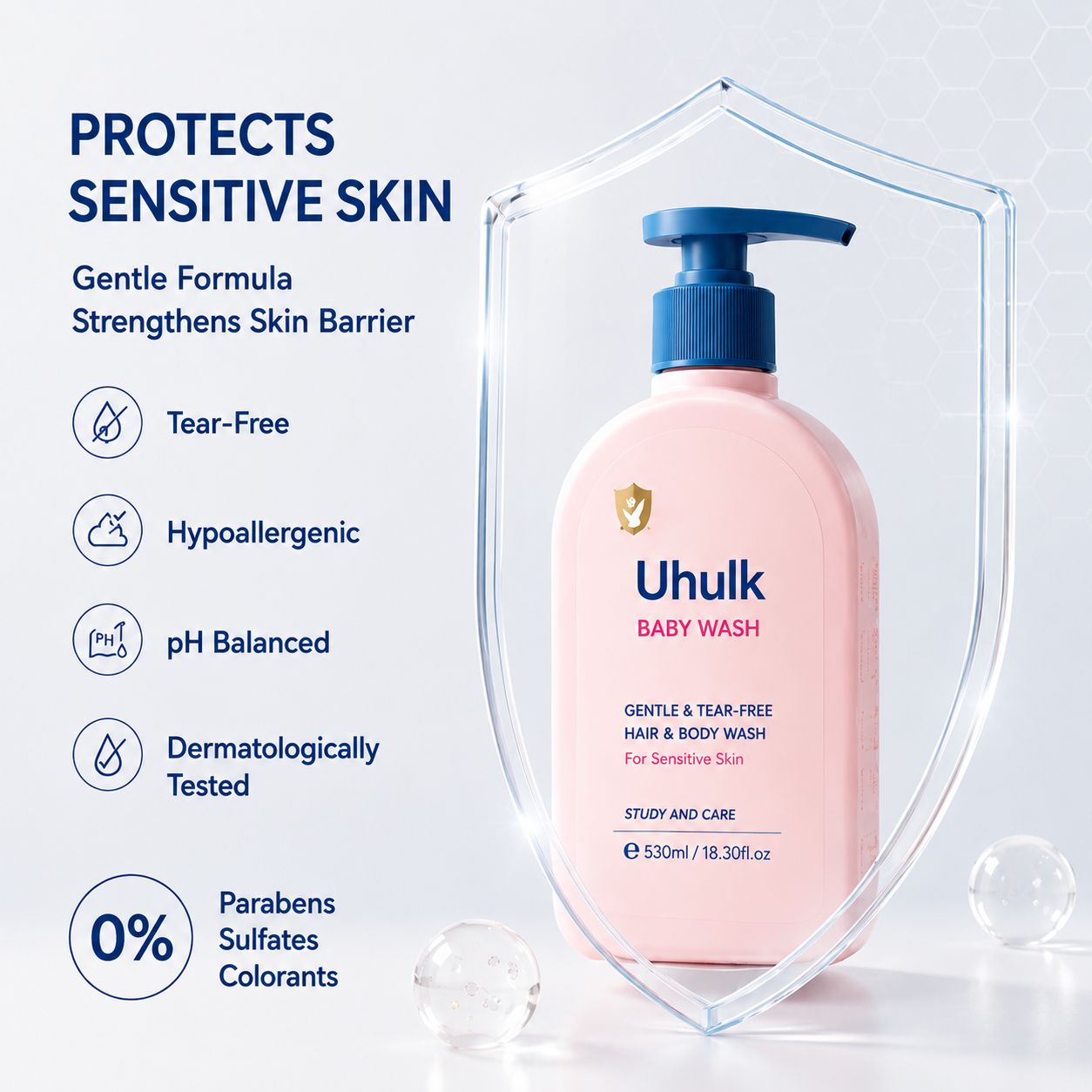 Uhulk Moisturizing Baby Wash