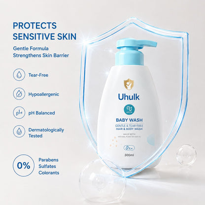 Uhulk Tear-Free Baby Wash