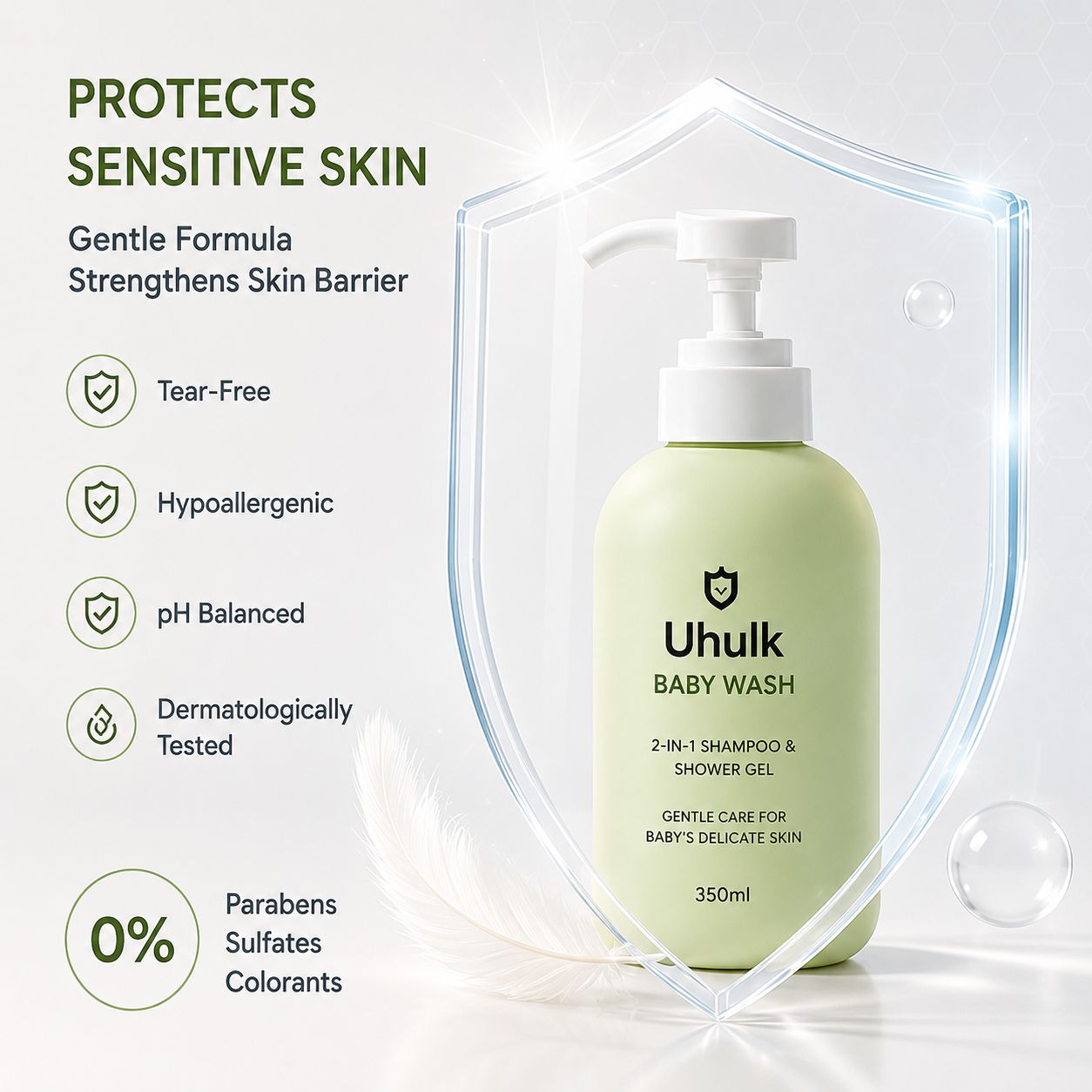 Uhulk Soothing Baby Wash