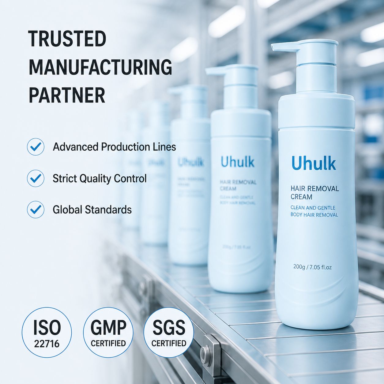 Uhulk Sensitive Skin Hair Removal Cream