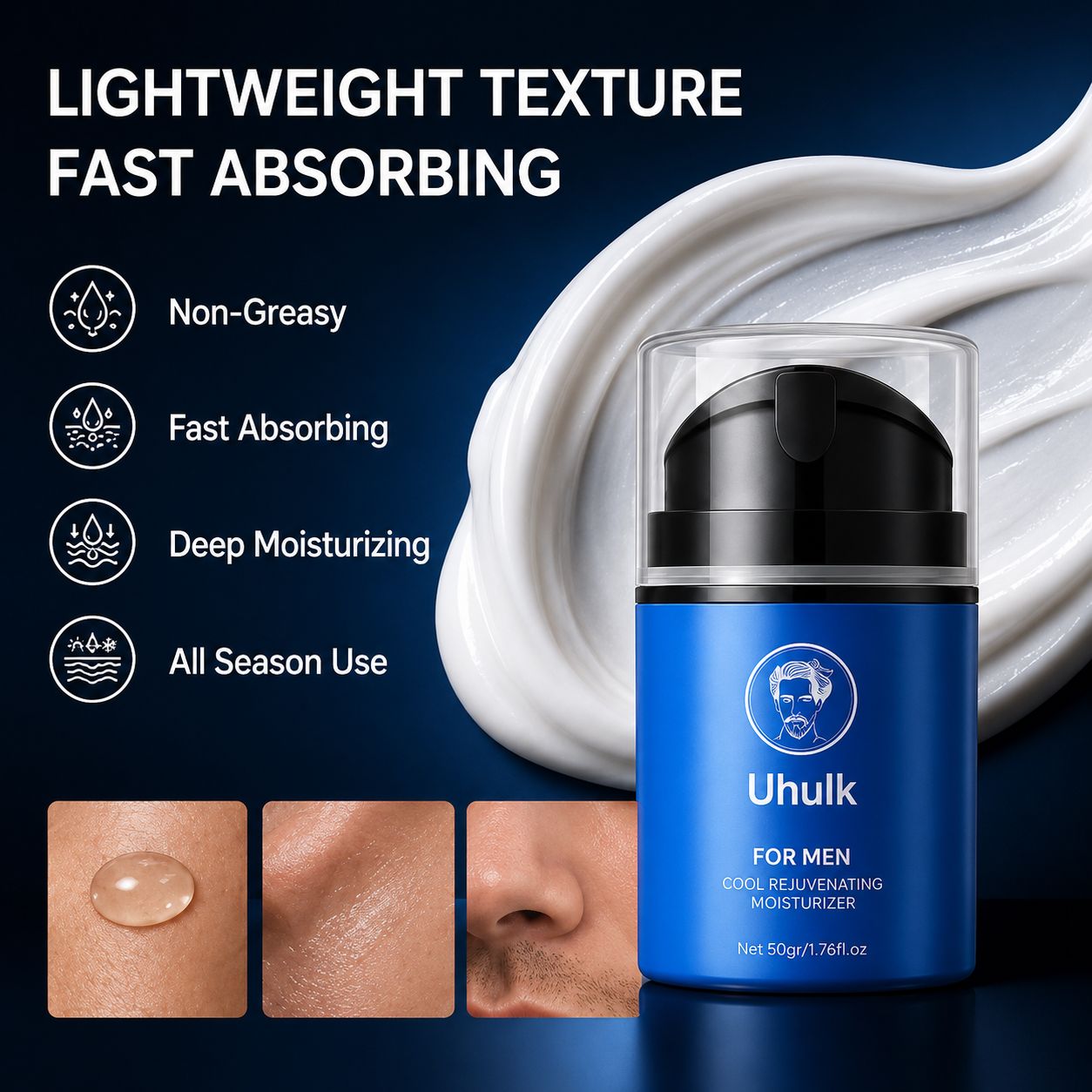 Uhulk Men Hydrating Repair Cream