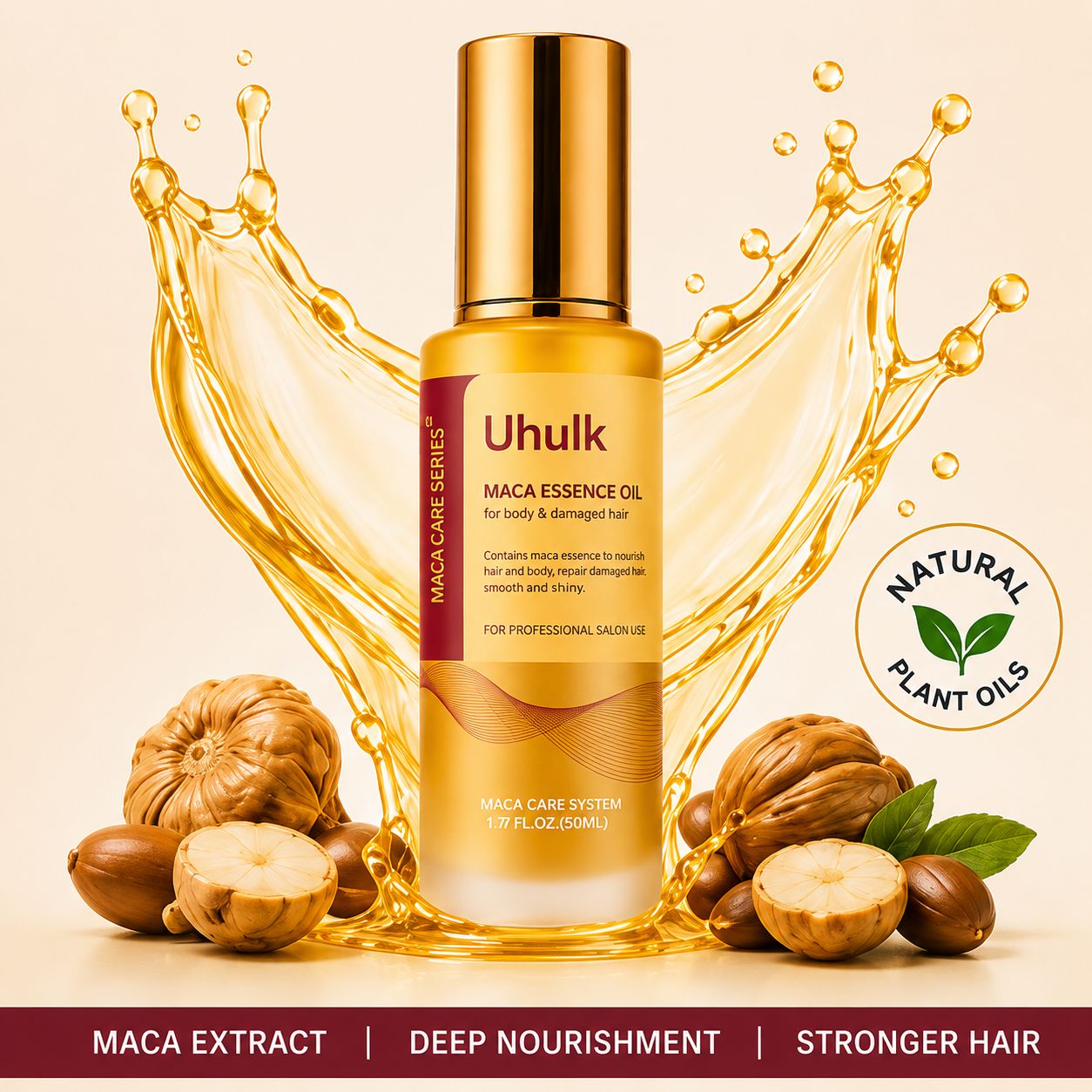 Uhulk Maca Strength Hair Oil