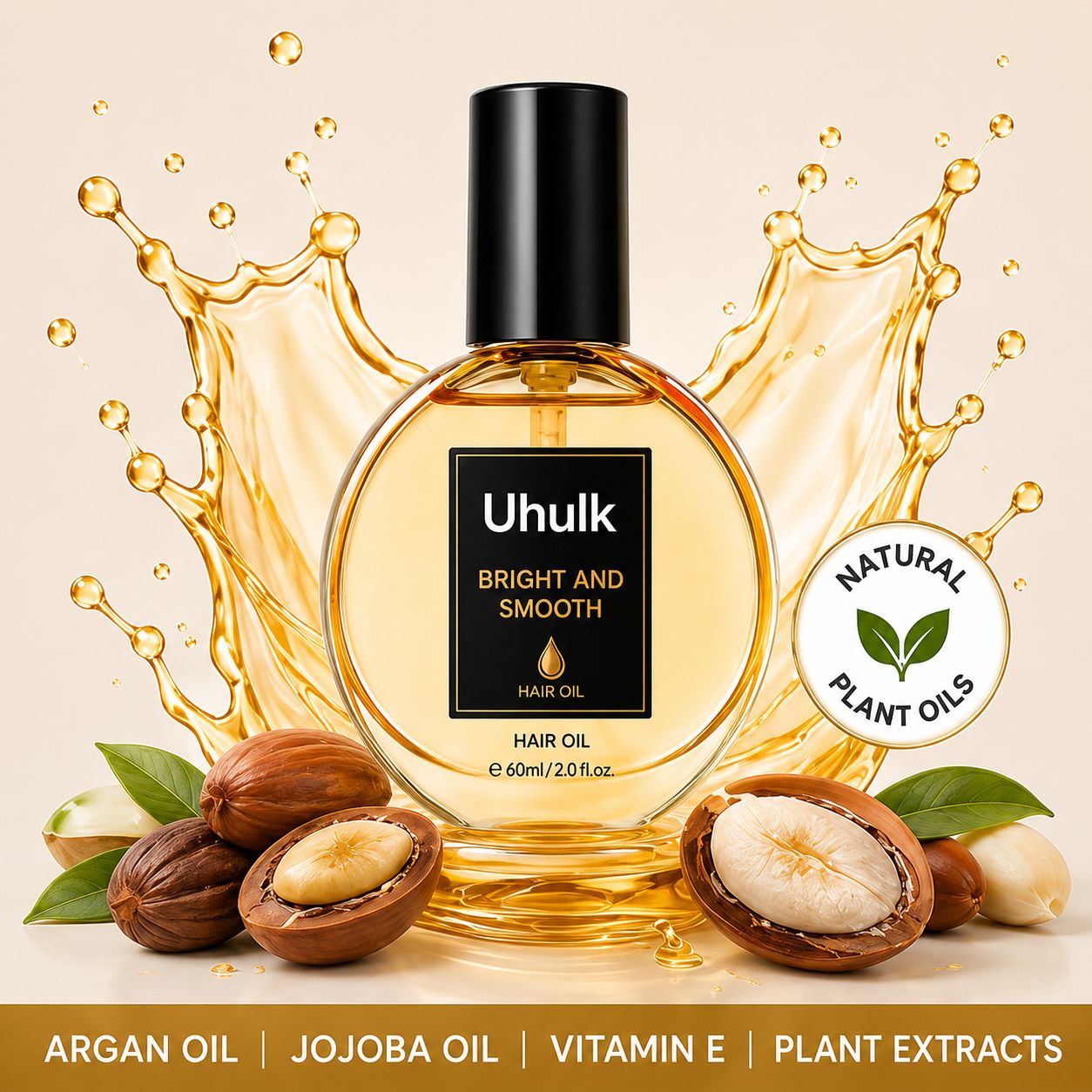 Uhulk Argan Nourishing Hair Oil