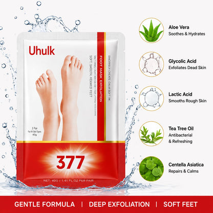 Uhulk Exfoliating Foot Mask