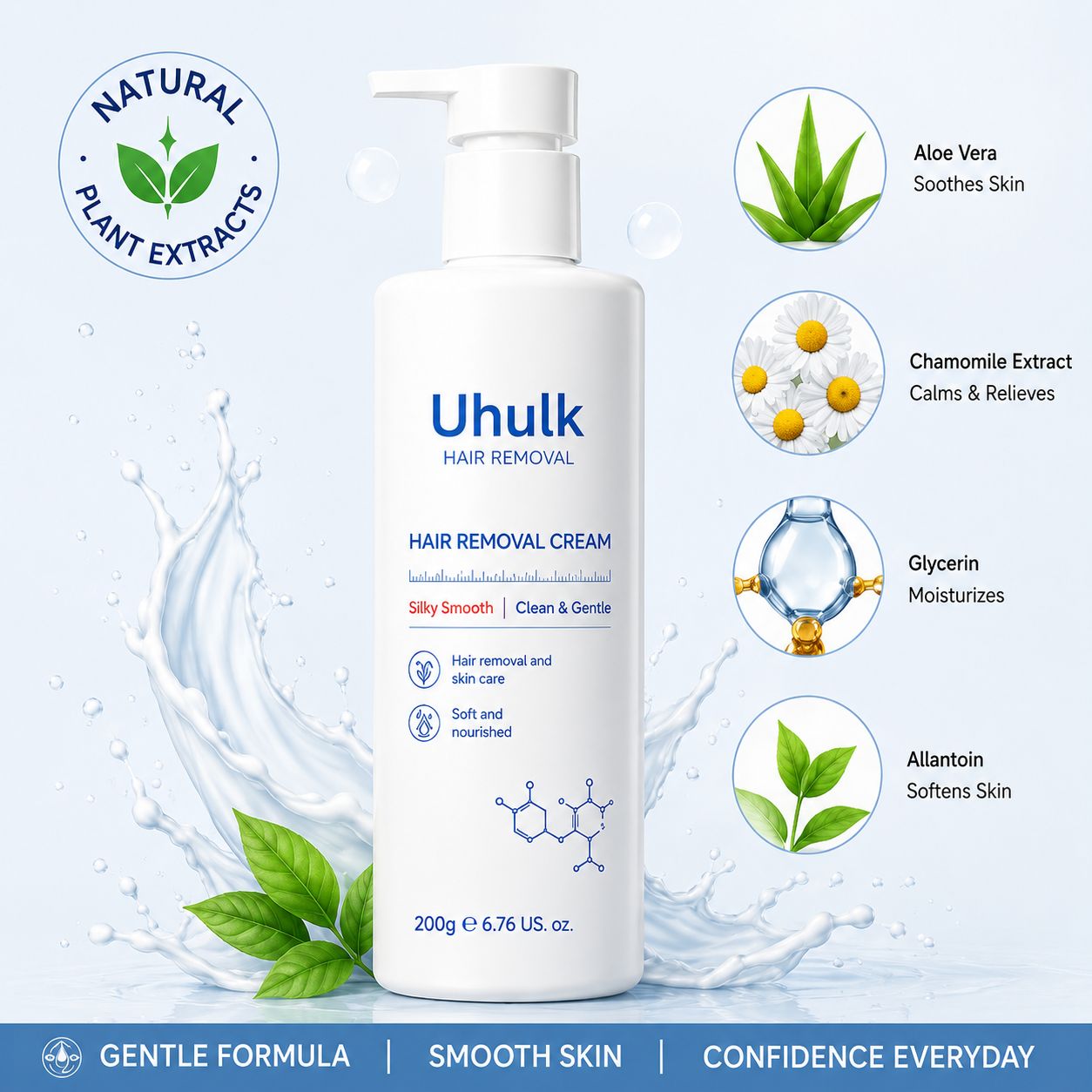 Uhulk Aloe Hair Removal Cream