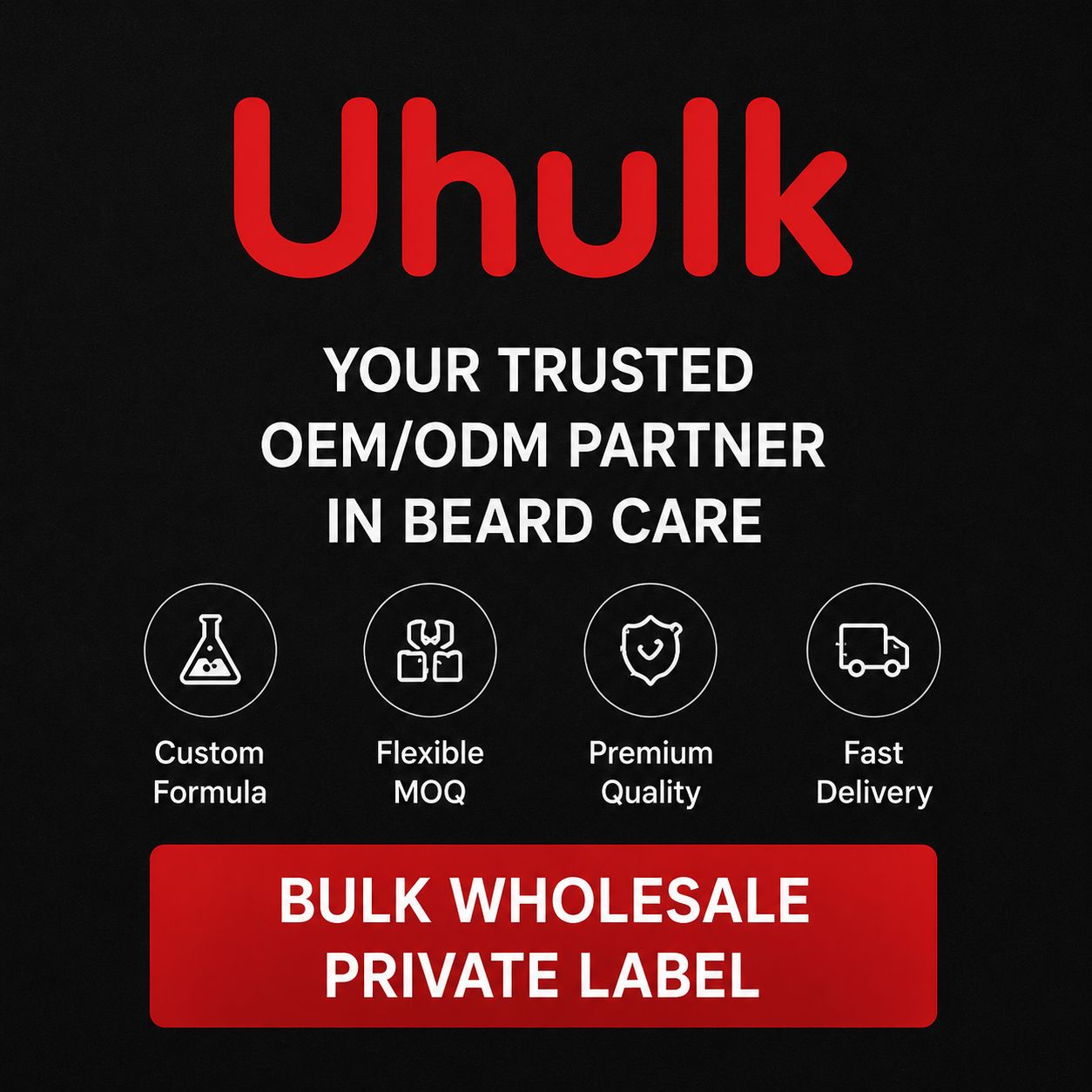 Uhulk Growth Boost Beard Mousse