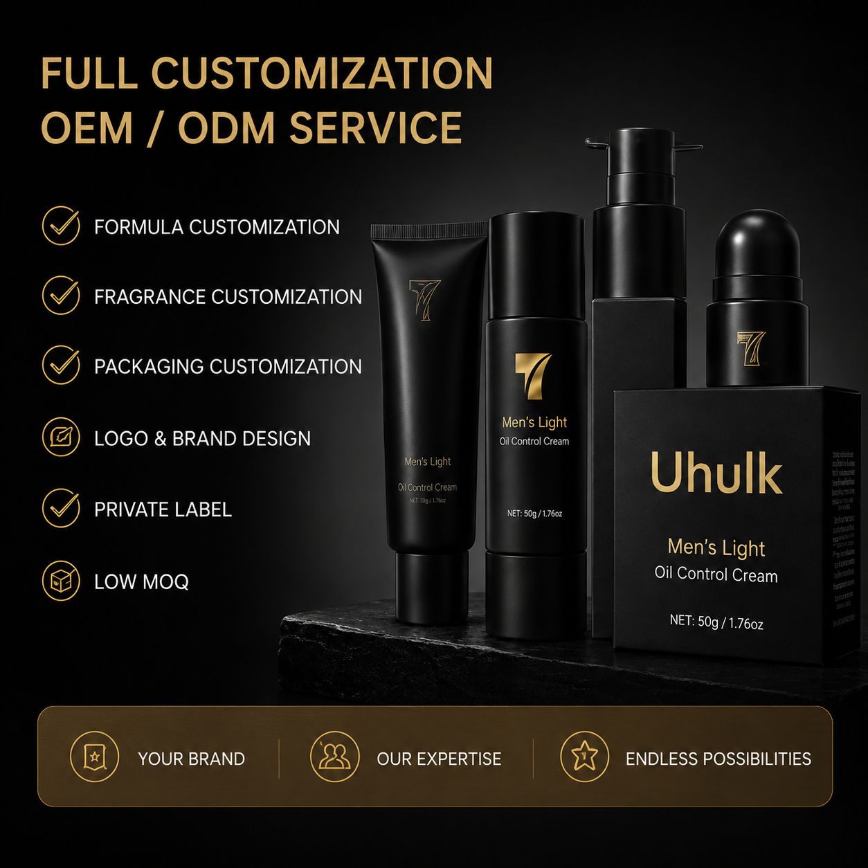 Uhulk Men Oil Control Tone-Up Cream