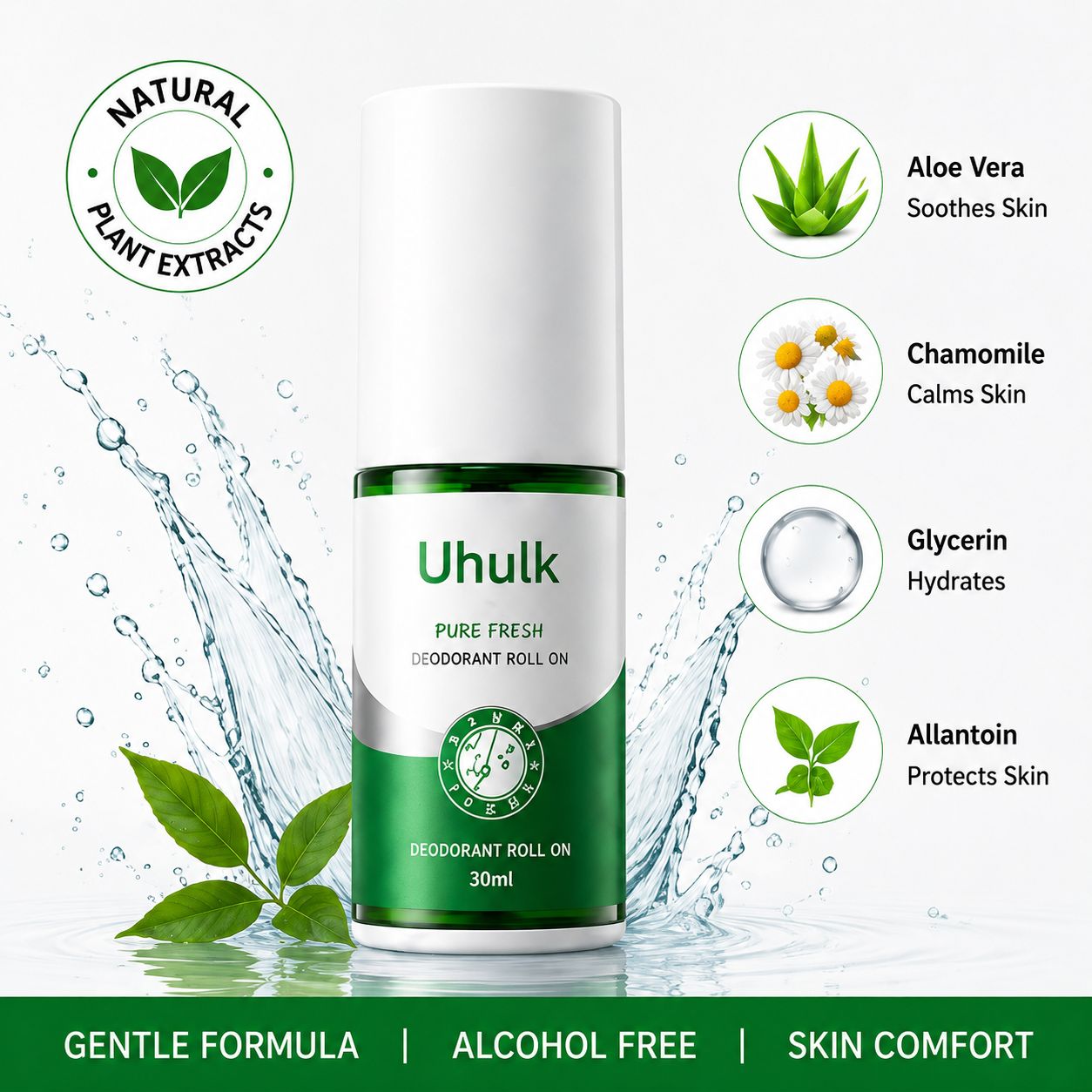 Uhulk Pure Fresh Deodorant