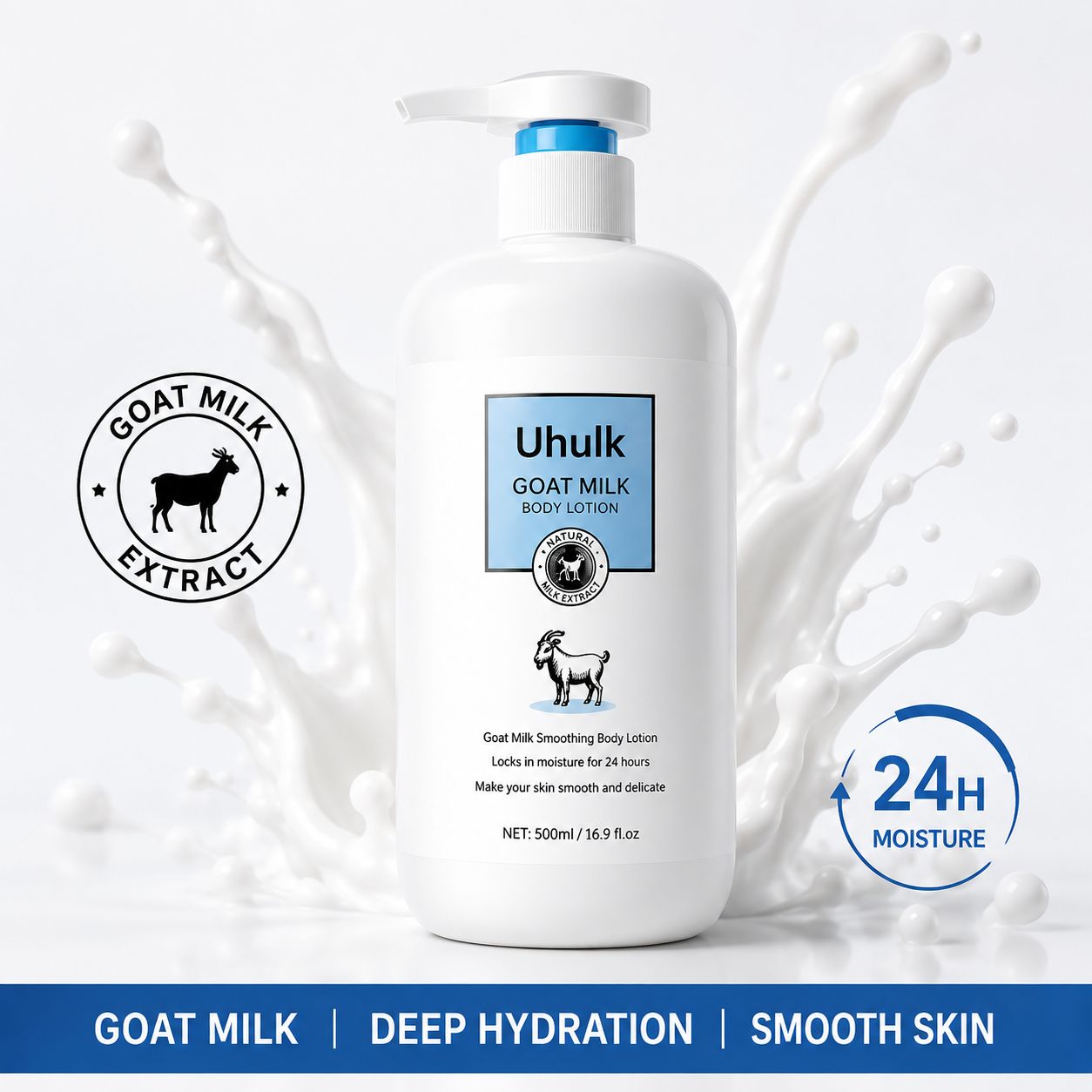 Uhulk Goat Milk Moisturizing Body Lotion