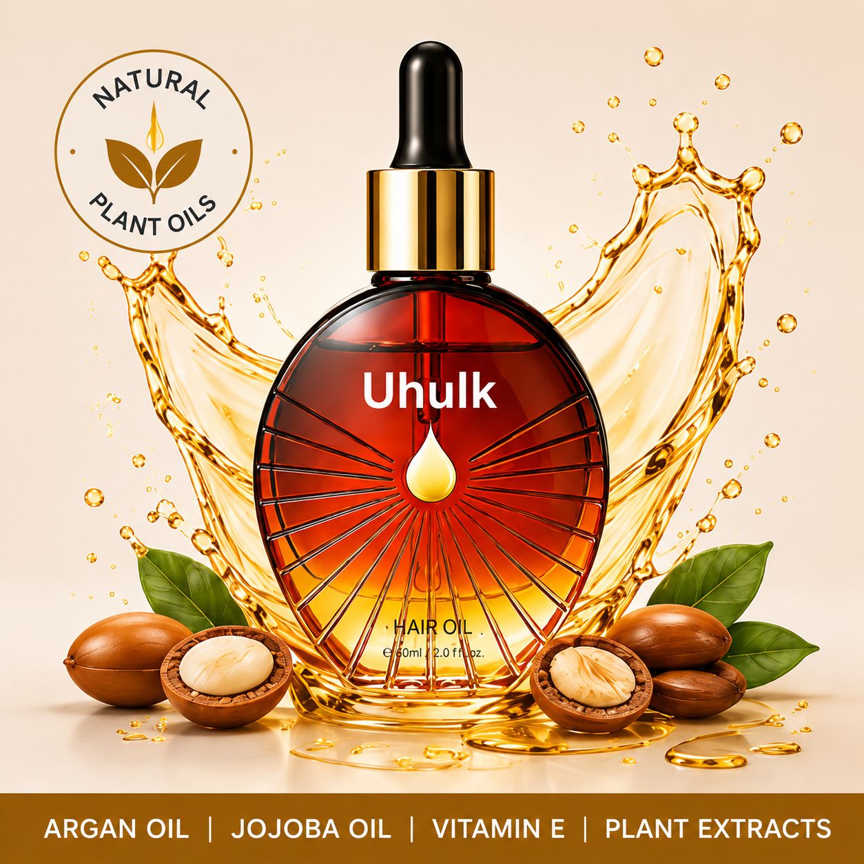 Uhulk Hair Nutrition Care Oil