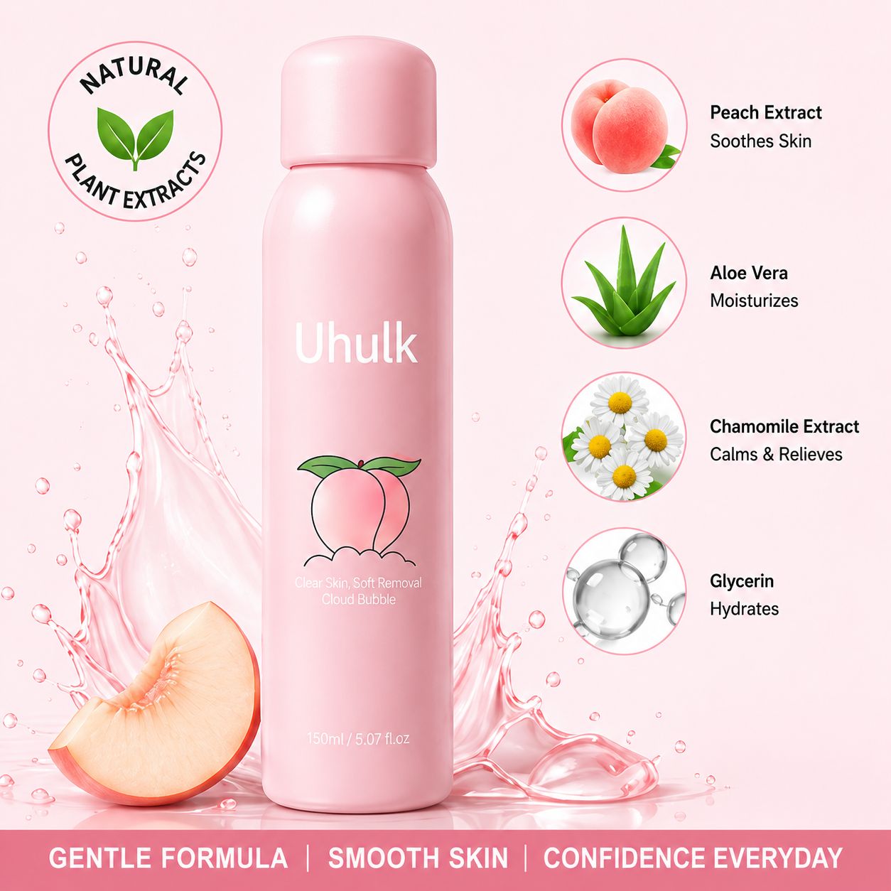 Uhulk Peach Hair Removal Cream