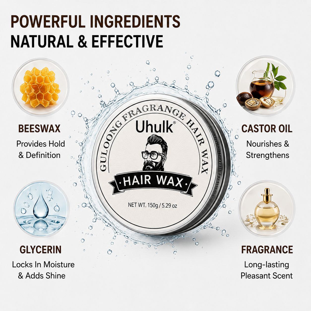 Uhulk Fragrance Hair Wax