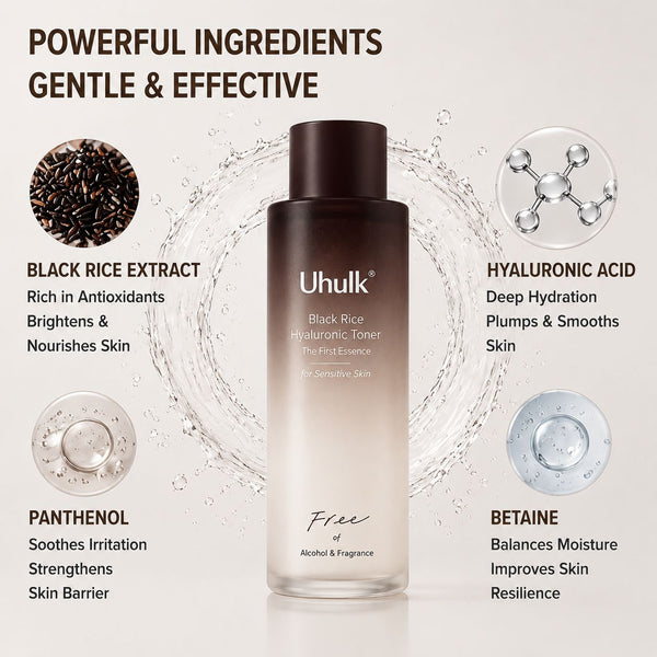 Uhulk Black Rice Barrier Toner