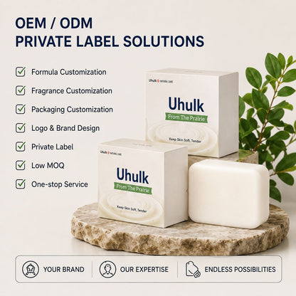 Uhulk Natural Goat Milk Bar Soap