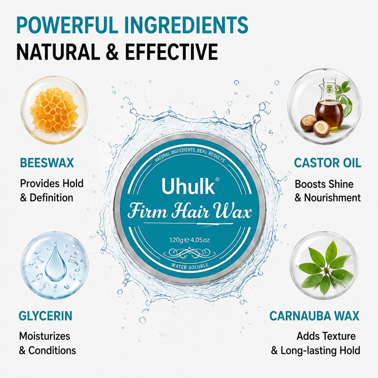 Uhulk Firm Hold Hair Wax