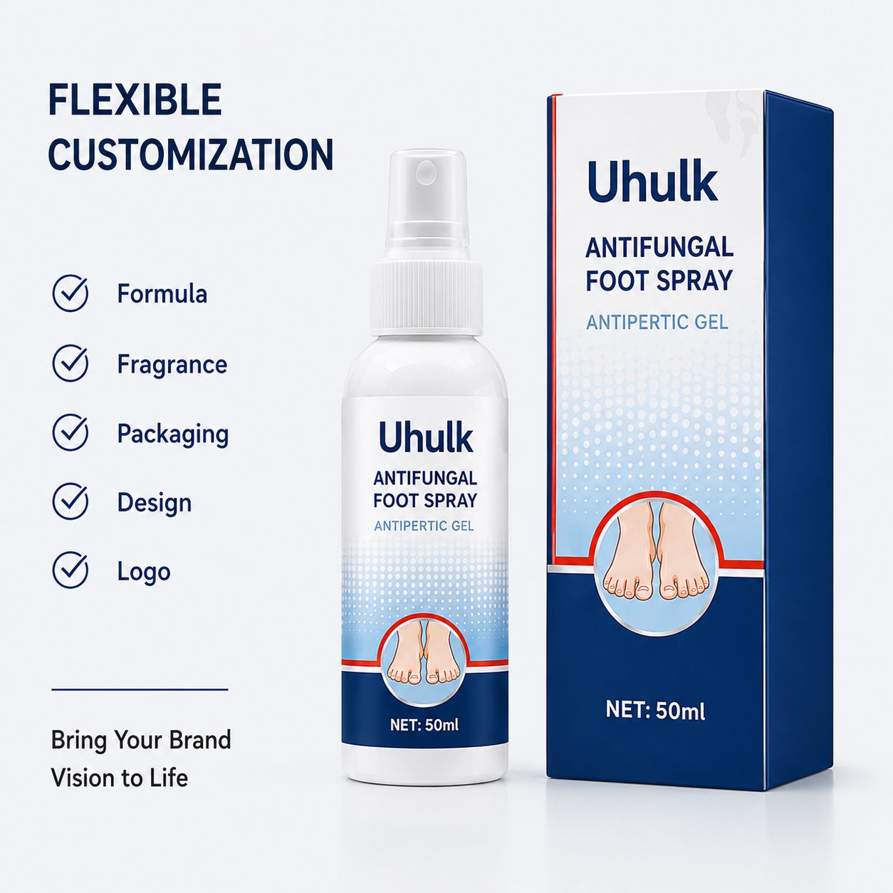 Uhulk Cooling Foot Deodorant