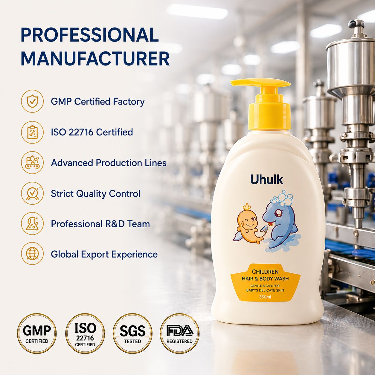 Uhulk Sensitive Baby Wash