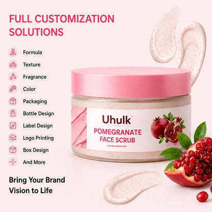 Uhulk Pomegranate Glow Face Scrub