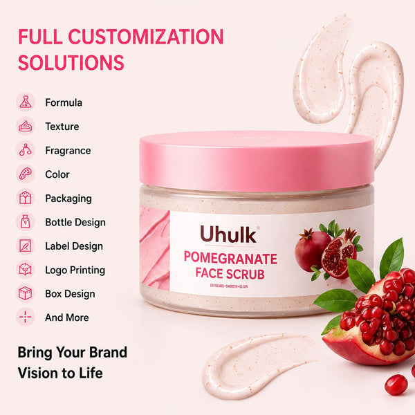 Uhulk Pomegranate Glow Face Scrub