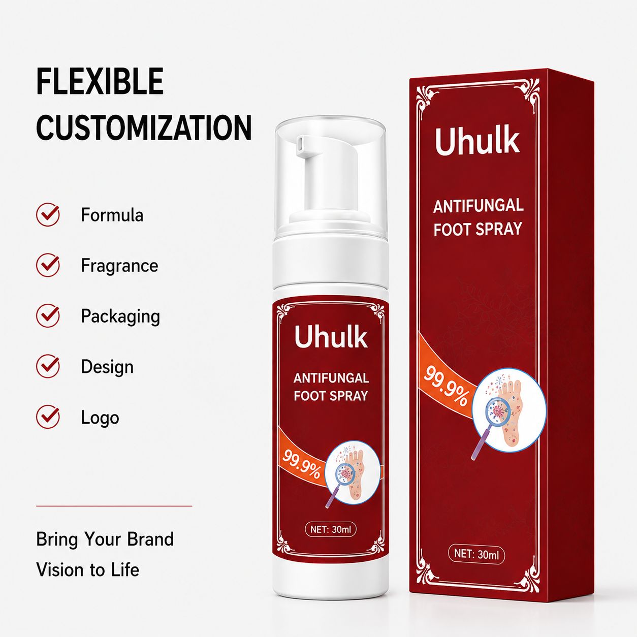 Uhulk Refreshing Foot Deodorant