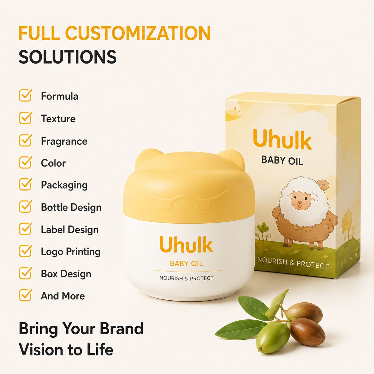 Uhulk Sheep Care Baby Oil