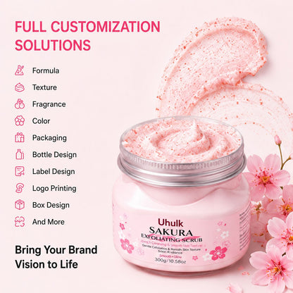 Uhulk Sakura Radiance Face Scrub