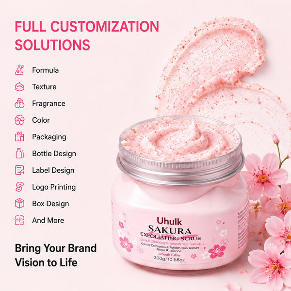 Uhulk Sakura Radiance Face Scrub