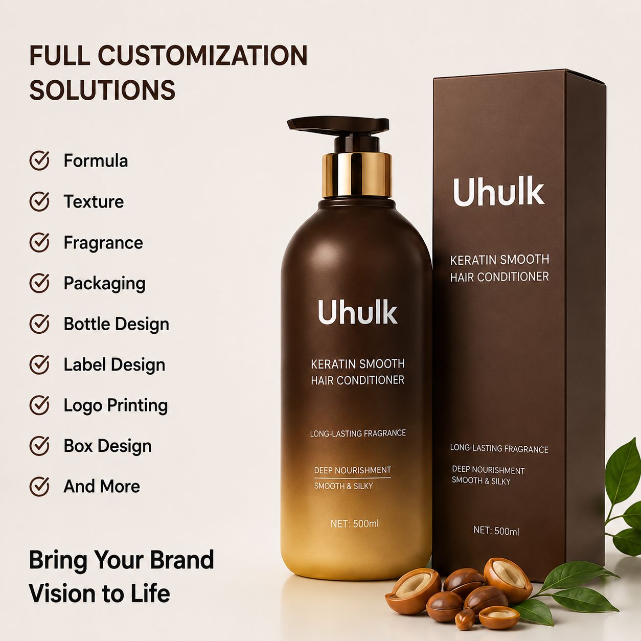 Uhulk Keratin Smooth Hair Conditioner