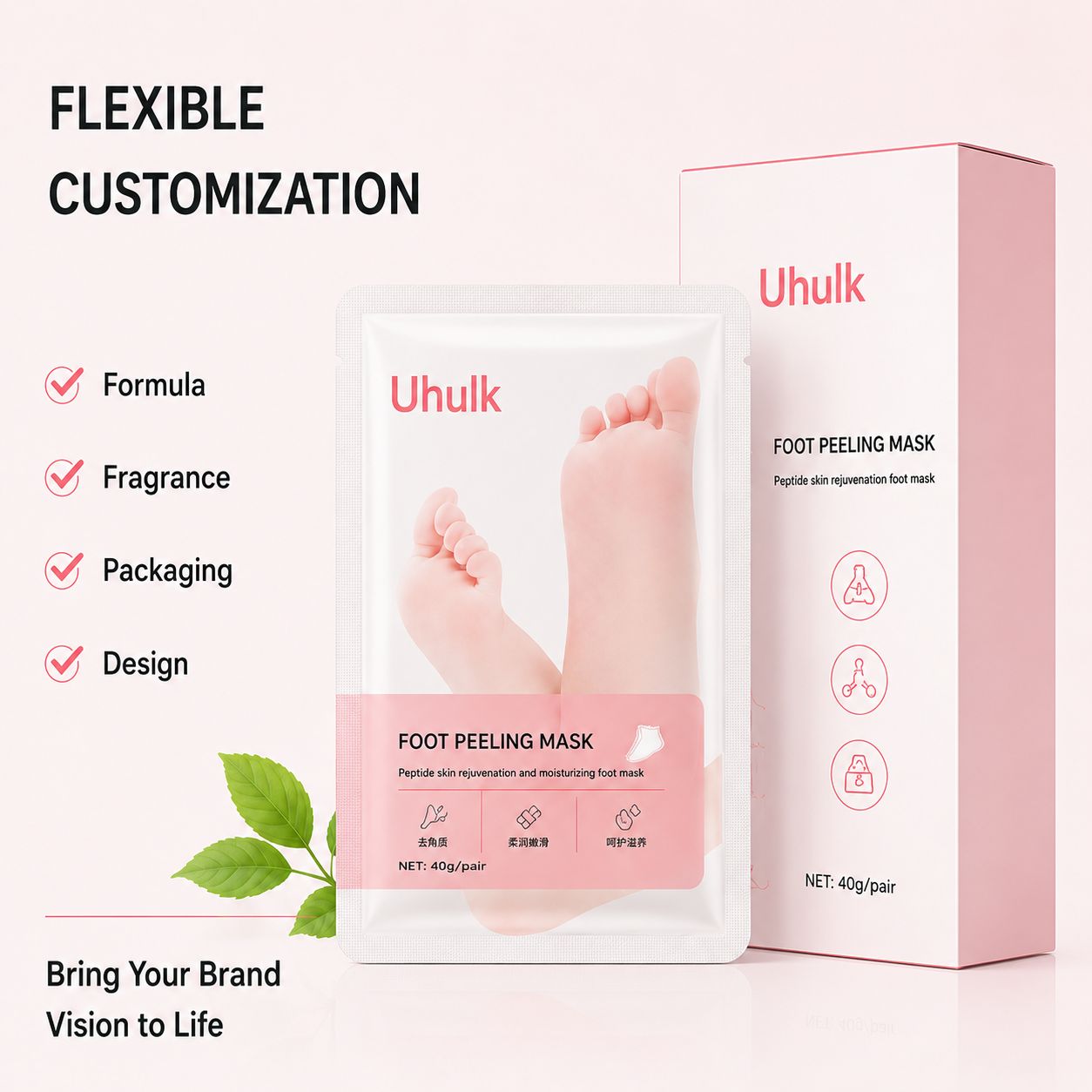 Uhulk Gentle Foot Peeling Mask