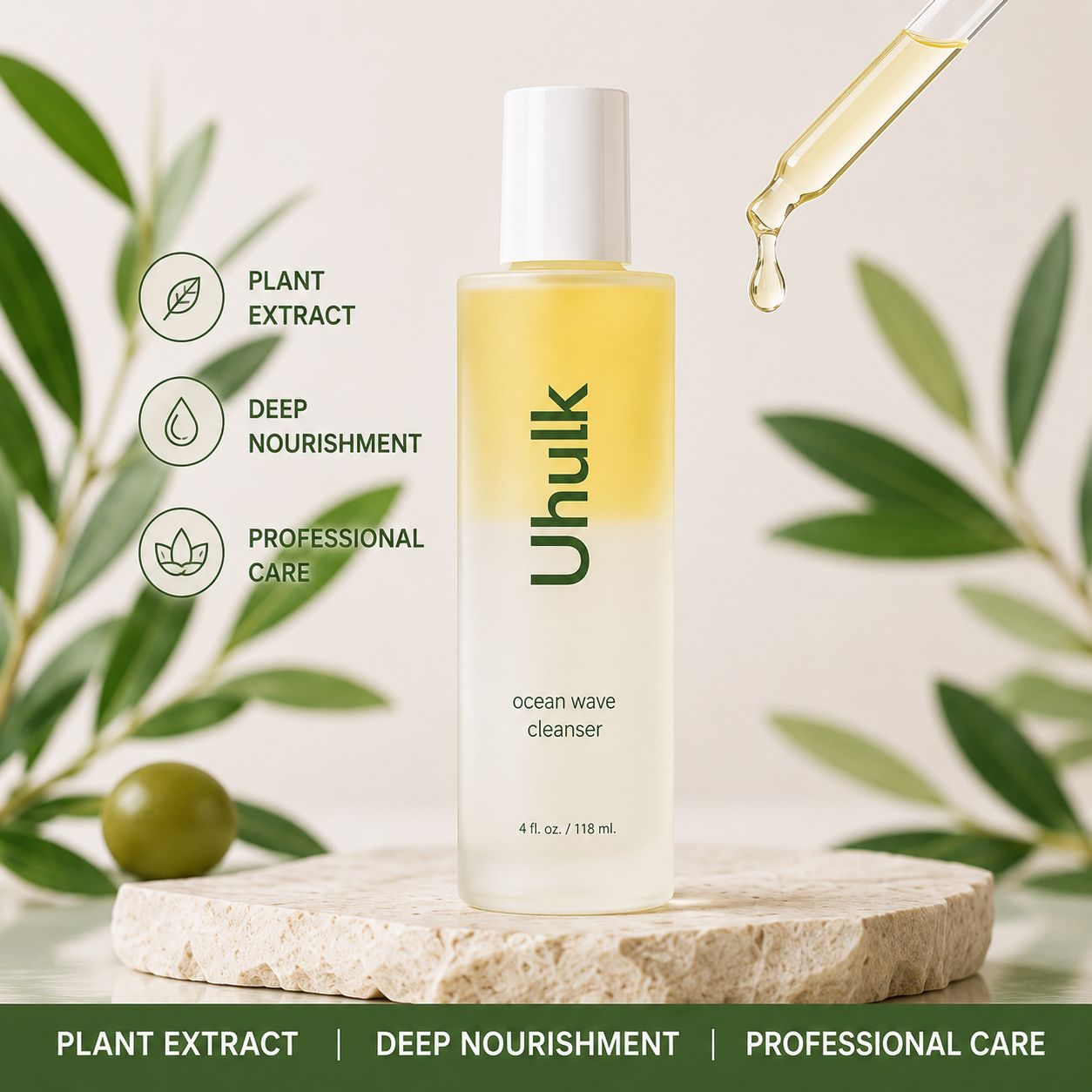Uhulk Ocean Wave Facial Cleanser
