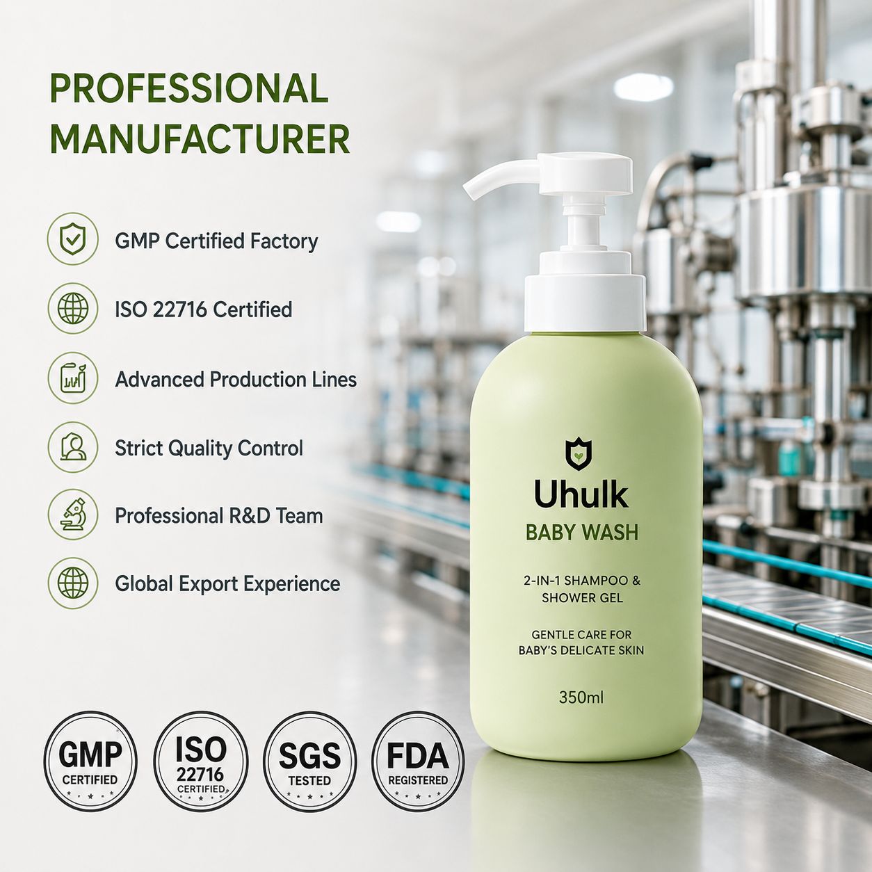 Uhulk Soothing Baby Wash