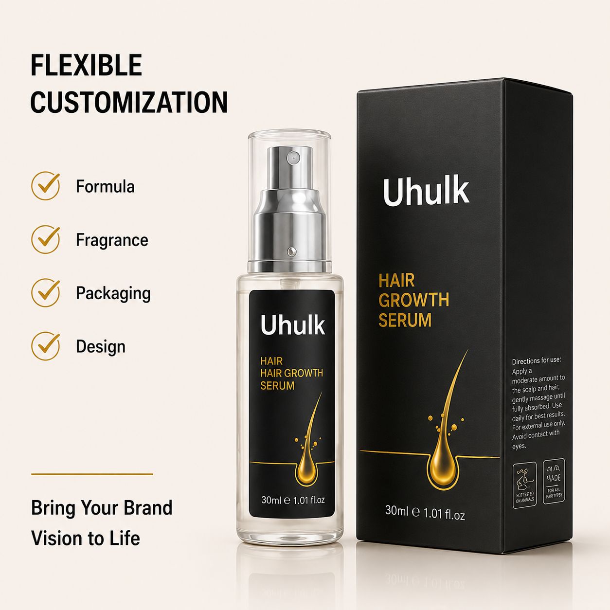 Uhulk Classic Hair Growth Serum