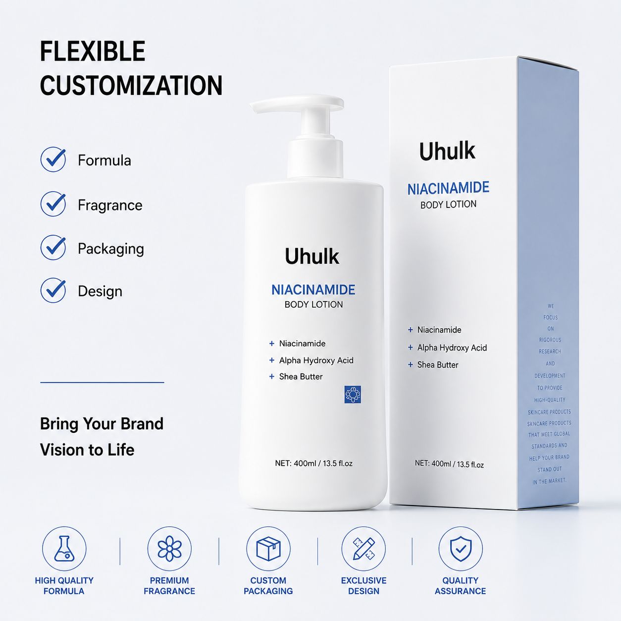 Uhulk Niacinamide Brightening Body Lotion