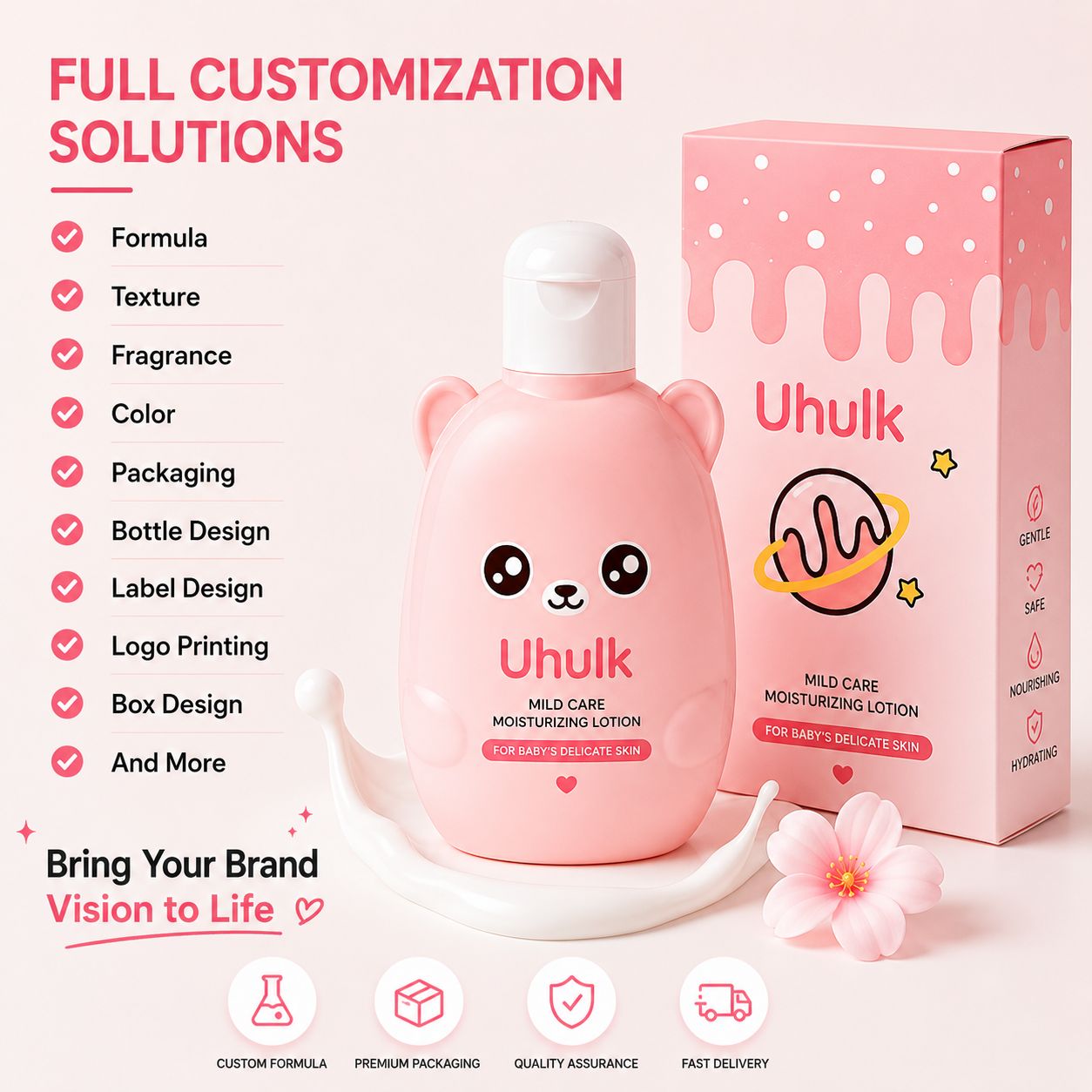 Uhulk Soft Bear Baby Lotion