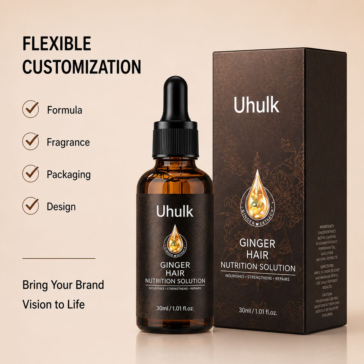 Uhulk Ginger Repair Hair Oil