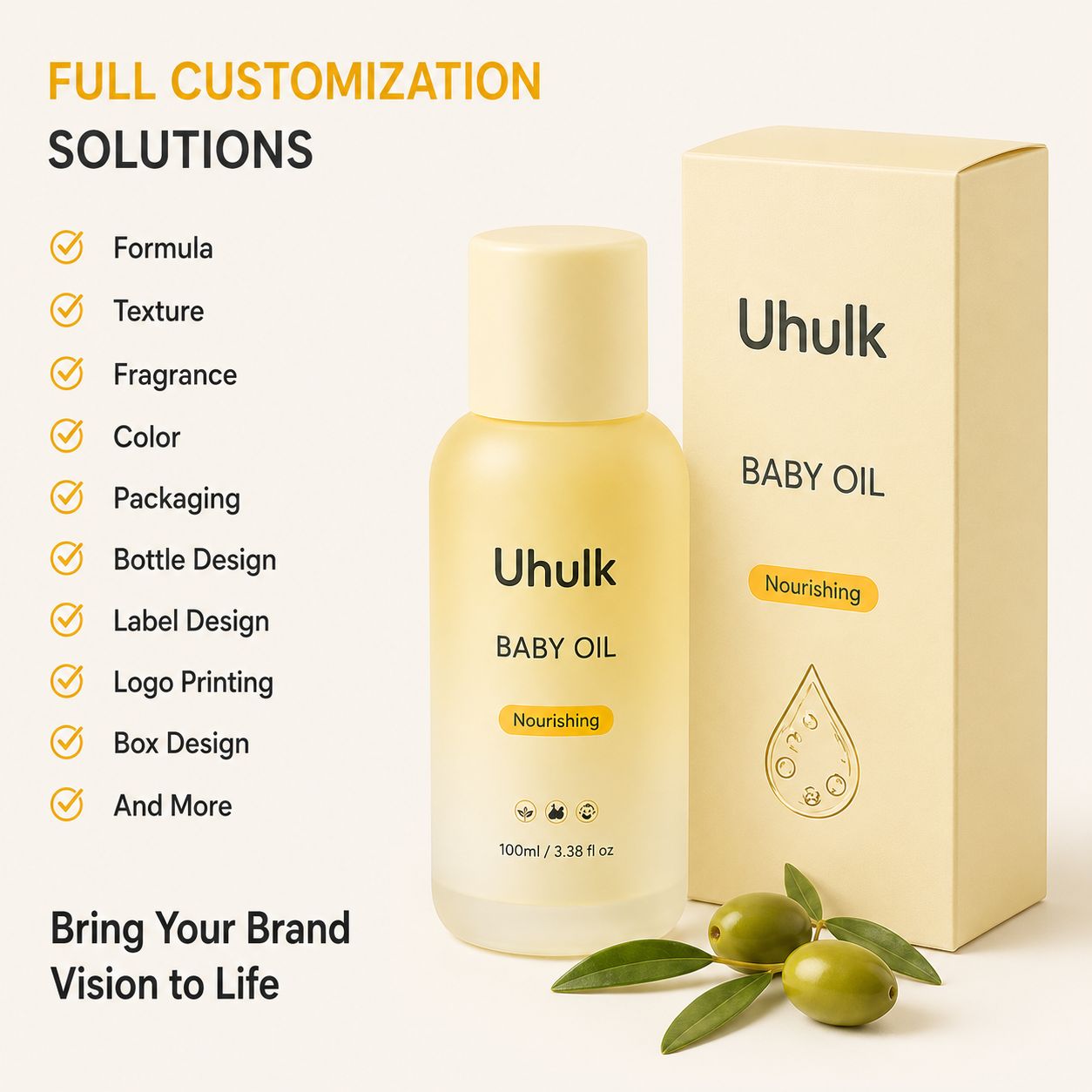Uhulk Avocado Nourishing Baby Oil