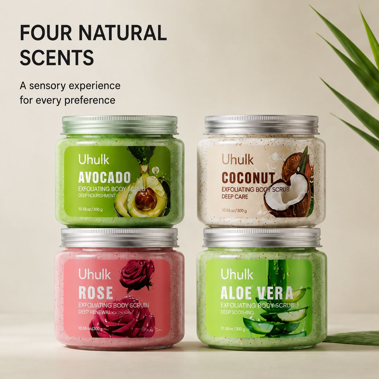 Uhulk Coconut Exfoliating Body Scrub