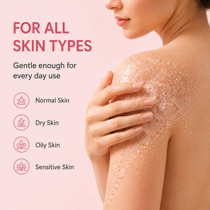 Uhulk Honey Peach Smoothing Body Scrub