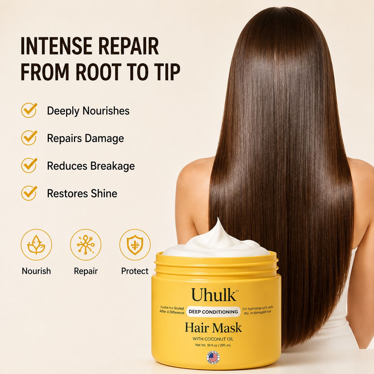 Uhulk Coconut Hair Mask