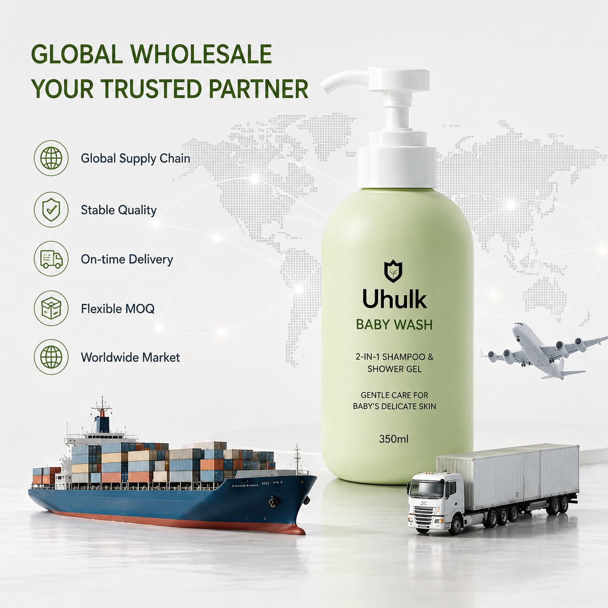 Uhulk Soothing Baby Wash