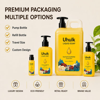 Uhulk Sulfur Purifying Liquid Soap